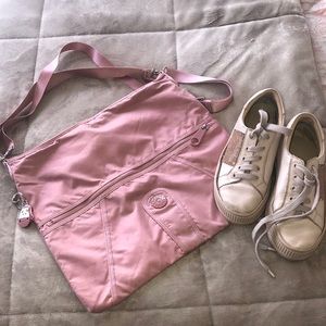 Pink Kipling hand and crossbody bag
